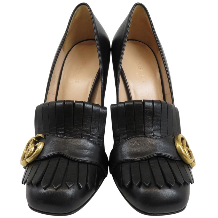 GUCCI（グッチ） GGマーモント フリンジ パンプス 408206 レディース