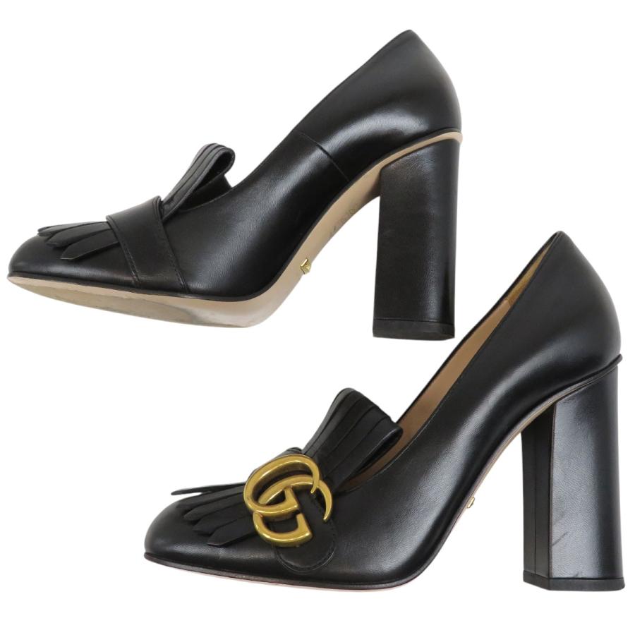 GUCCI（グッチ） GGマーモント フリンジ パンプス 408206 レディース