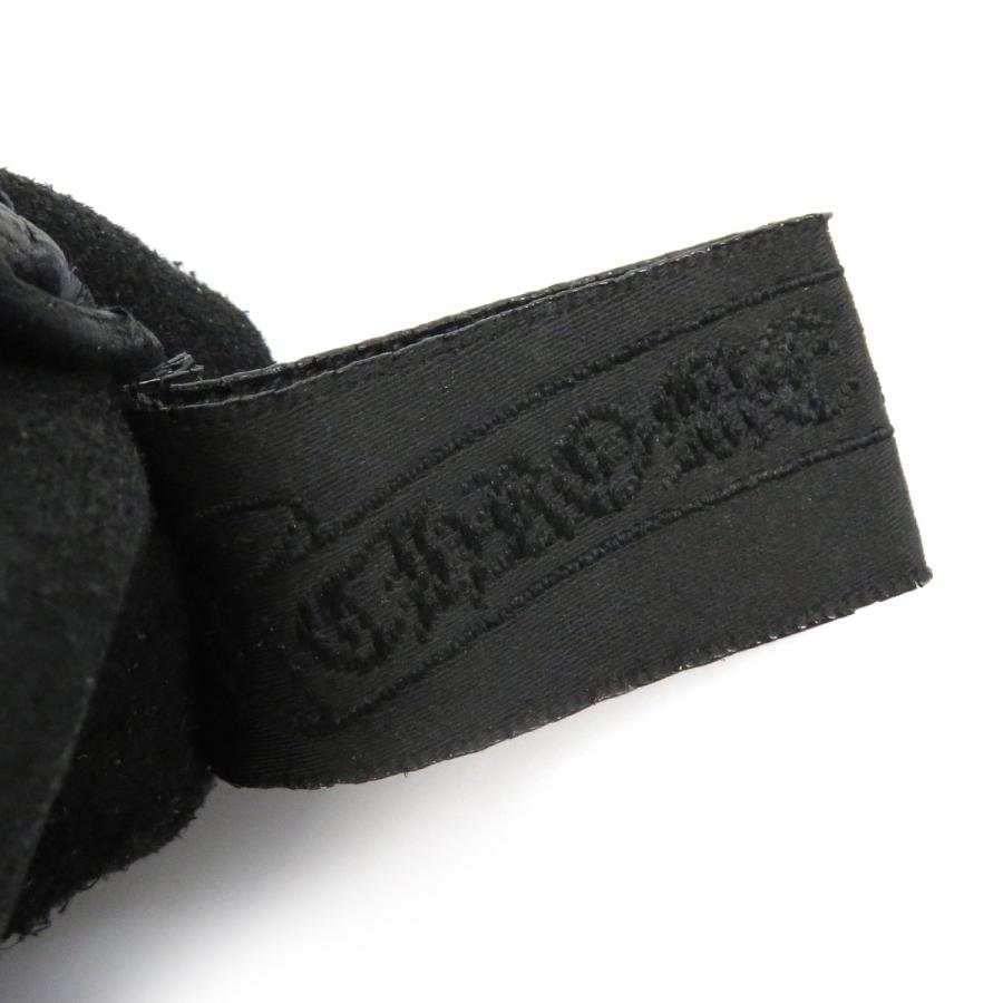 クロムハーツ ホースシュー ボタン レザー グローブ ユニセックス