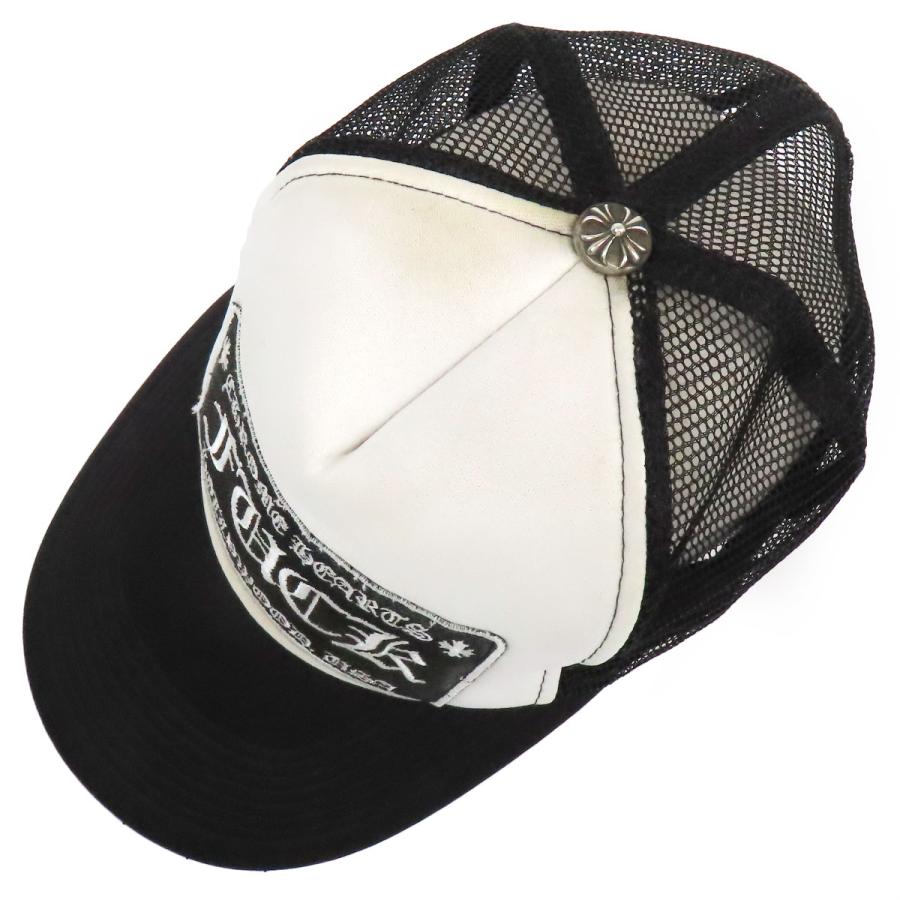 Chrome Hearts トラッカーキャップ ホワイト/ブラック クロムハーツ（Chrome Hearts）ハット/キャップ トラッカーキャップ