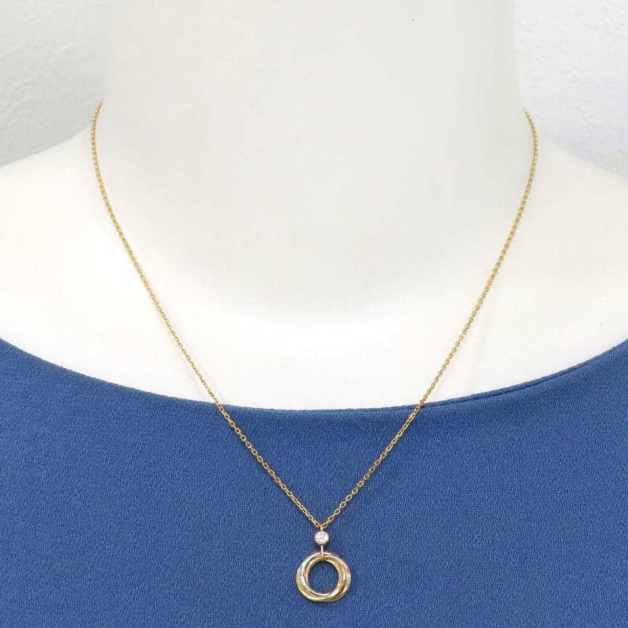 山河海　カルティエ トリニティ ペンダントトップ K18 楽天市場】カルティエ トリニティ ペンダント スモール レディース K18