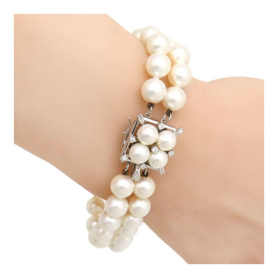 MIKIMOTO（ミキモト） アコヤ パール 2連 ブレスレット #17.5