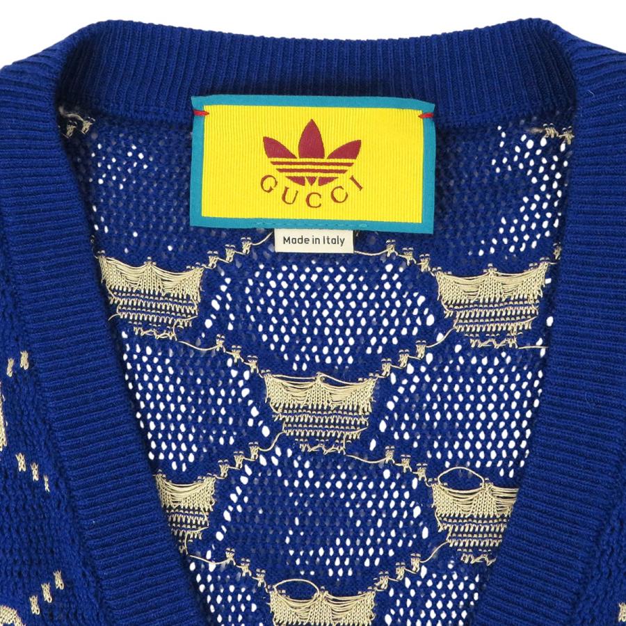 新品タグ付き✨グッチ×アディダス ニットグローブ トレフォイルロゴ Mサイズ GUCCI（グッチ） アディダス コラボ GG トレフォイル カーディガン