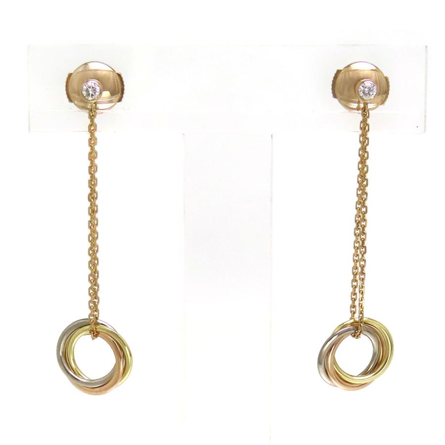 Cartier（カルティエ） ベビートリニティ ダイヤモンド ピアス