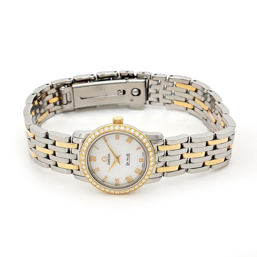 OMEGA（オメガ） デビル プレステージ シェル文字盤 ダイヤベゼル