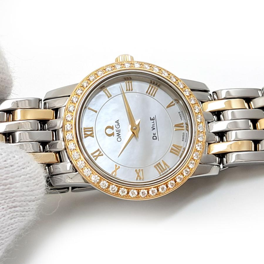 OMEGA（オメガ） デビル プレステージ シェル文字盤 ダイヤベゼル