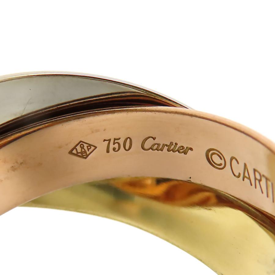 Cartier（カルティエ） トリニティ リング LM #58 750 (K18YG K18WG