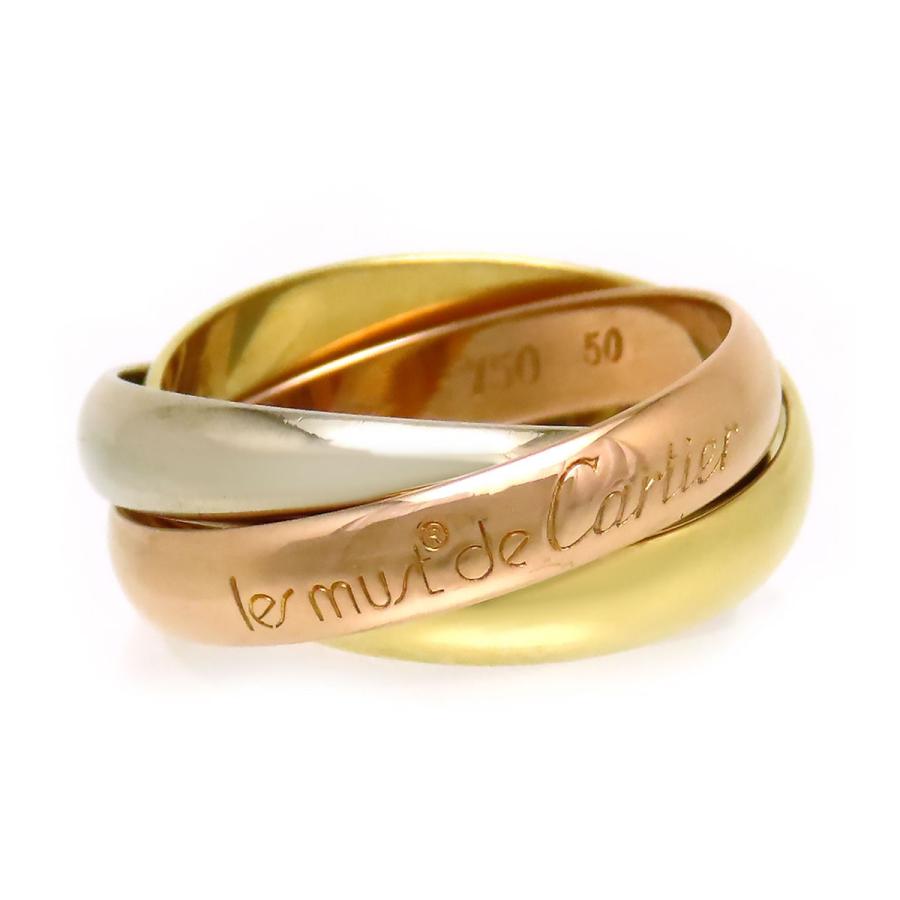Cartier（カルティエ） トリニティ リング #50 750 (K18YG K18WG K18PG