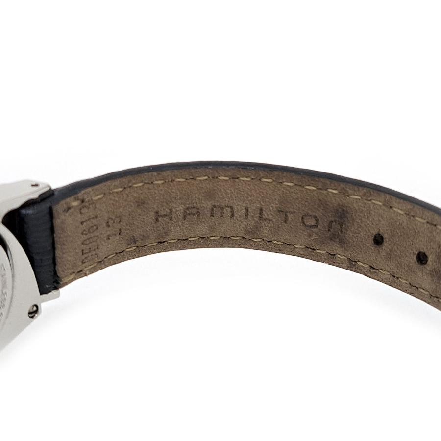 HAMILTON ハミルトン ベンチュラ H242111 腕時計レディース クオーツ ブラック文字盤 稼働品 【中古品】 22603R51 Hamilton - HAMILTON ハミルトン ベンチュラ H242111 腕時計レディース