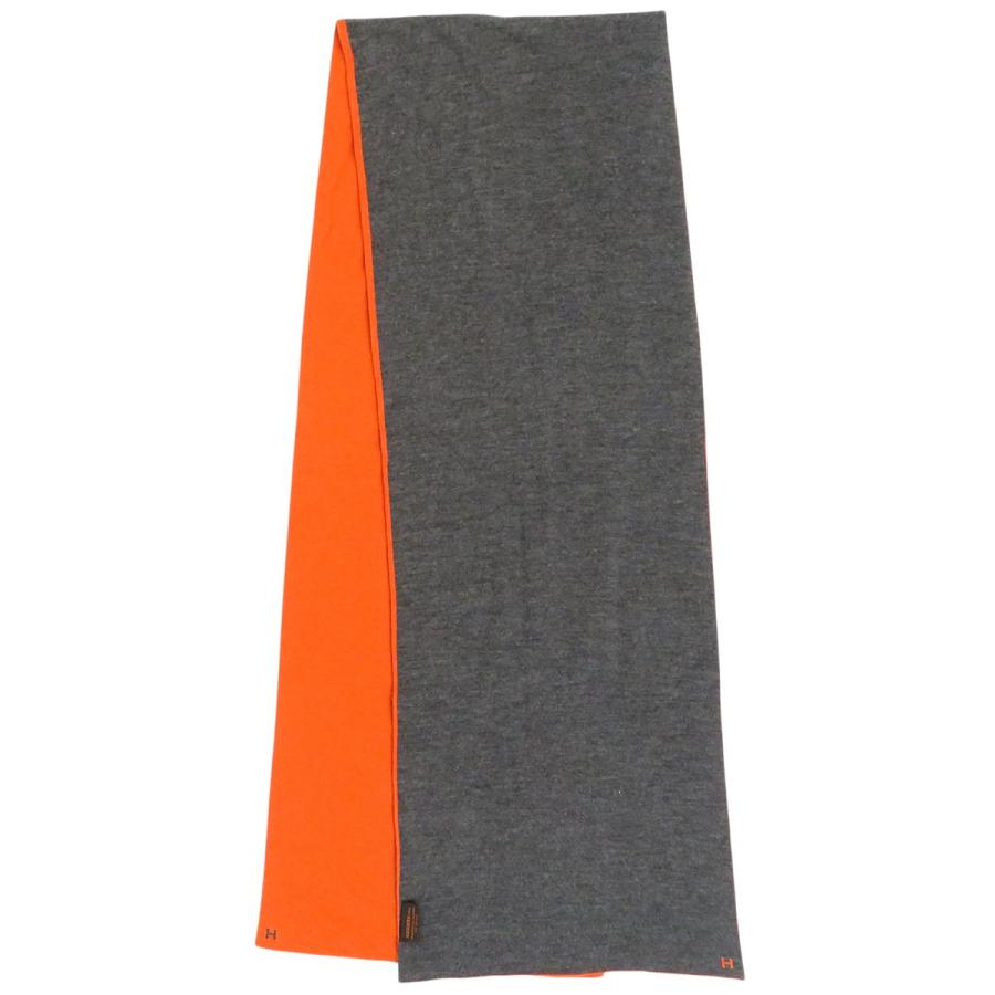 HERMES（エルメス） アレ ルトゥール マフラー ユニセックス オレンジ