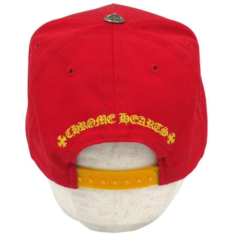 クロムハーツ 5パネル CH キャップ ユニセックス レッド CHROME HEARTS