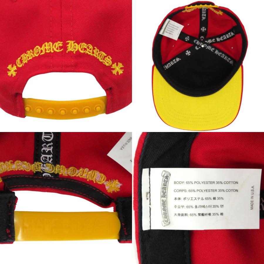 クロムハーツ 5パネル CH キャップ ユニセックス レッド CHROME HEARTS