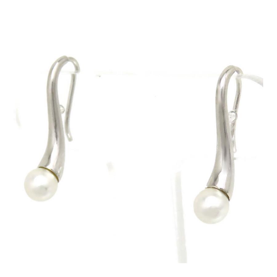 MIKIMOTO（ミキモト） フック パール ピアス K18 (K18WG) レディース