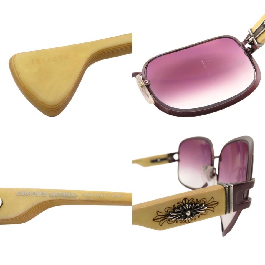 クロムハーツ ピンクキャンドル サングラス ユニセックス パープル