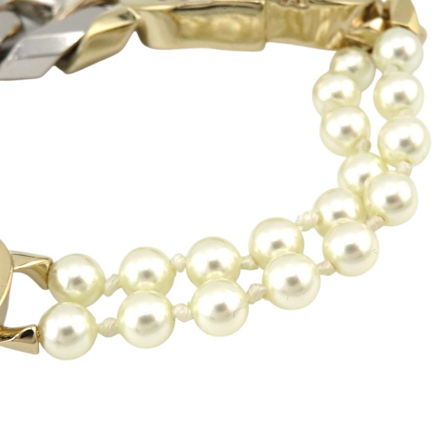 ディオール サカイ コラボ CDアイコン レジンパール ブレスレット