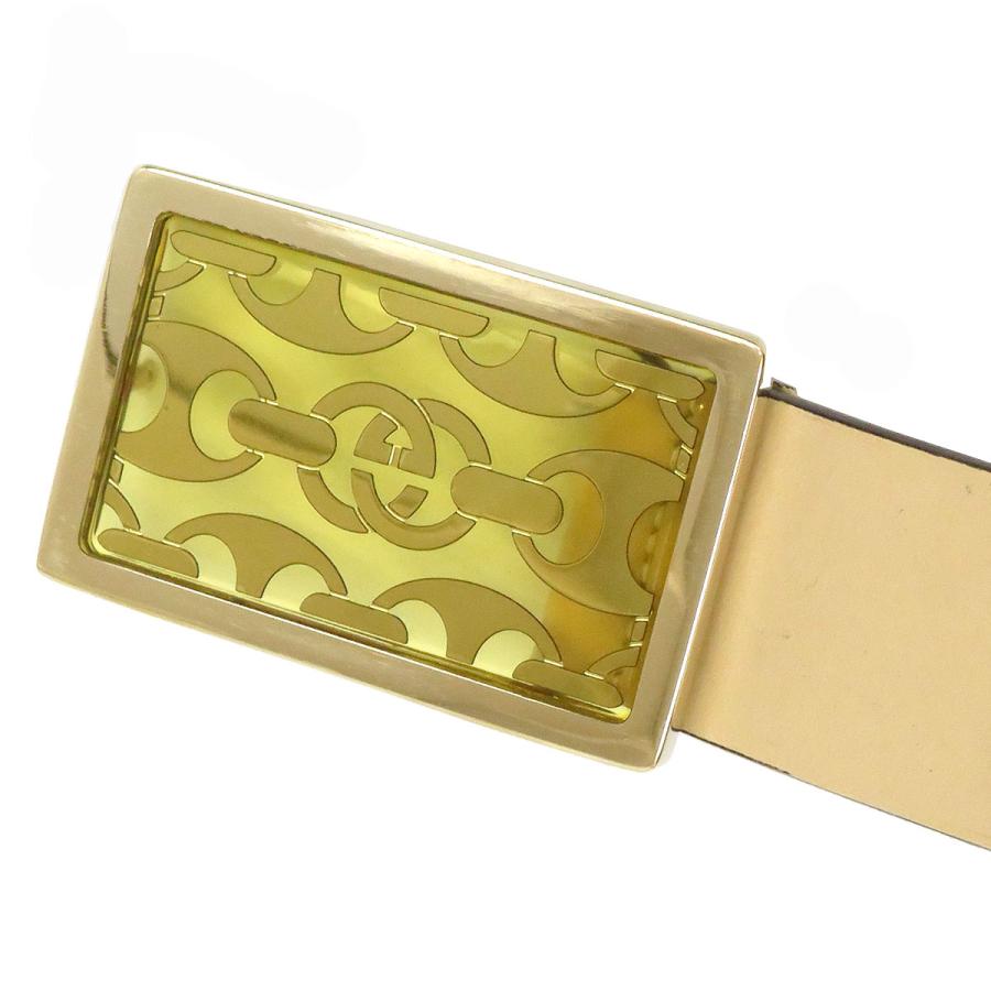 GUCCI（グッチ） インターロッキングG スクエア バックル ベルト 80 32