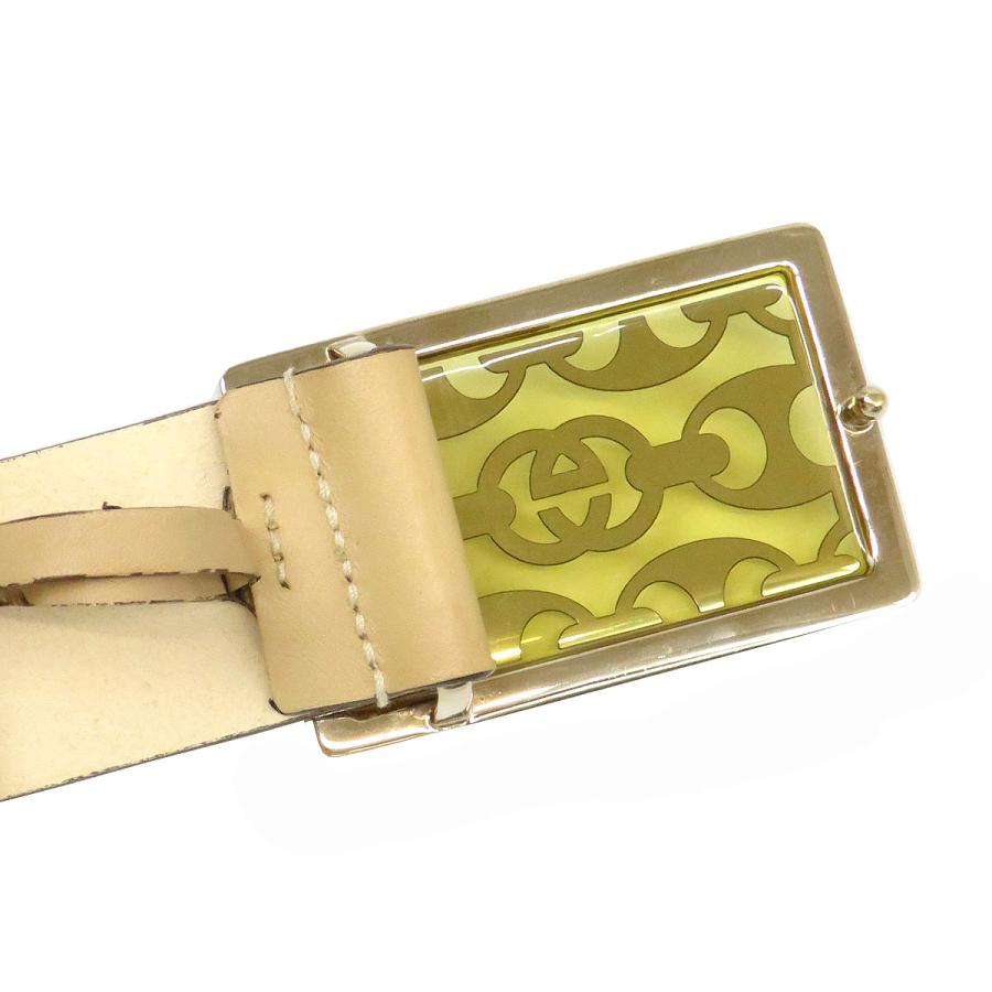 GUCCI（グッチ） インターロッキングG スクエア バックル ベルト 80 32