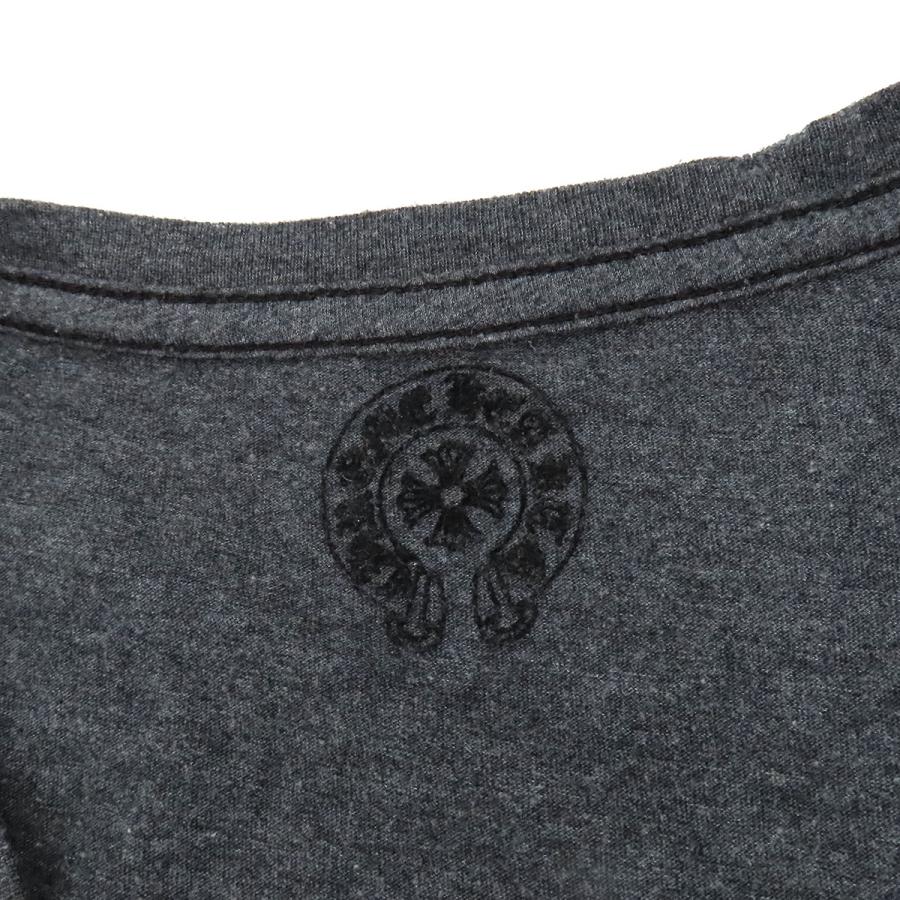 クロムハーツ BSフレア ホースシュー Vネック Tシャツ メンズ グレー