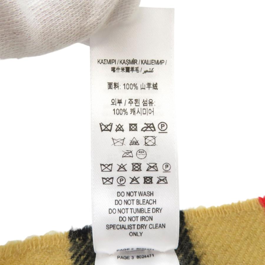 BURBERRY（バーバリー） ワッペン ヴィンテージチェック カシミヤ