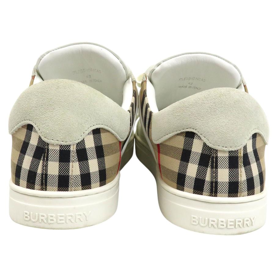 BURBERRY（バーバリー） チェック ロートップ スニーカー 8069089 