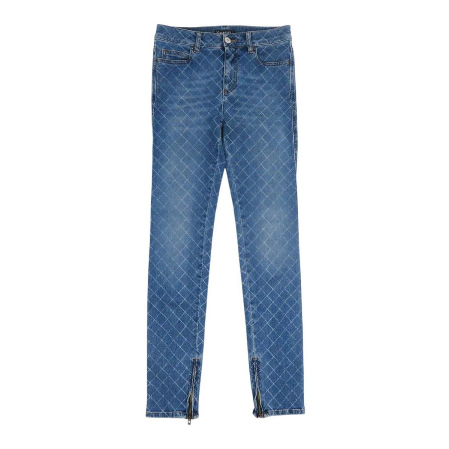 CHANEL（シャネル） マトラッセ 裾ジップ デニムパンツ P55686V42287