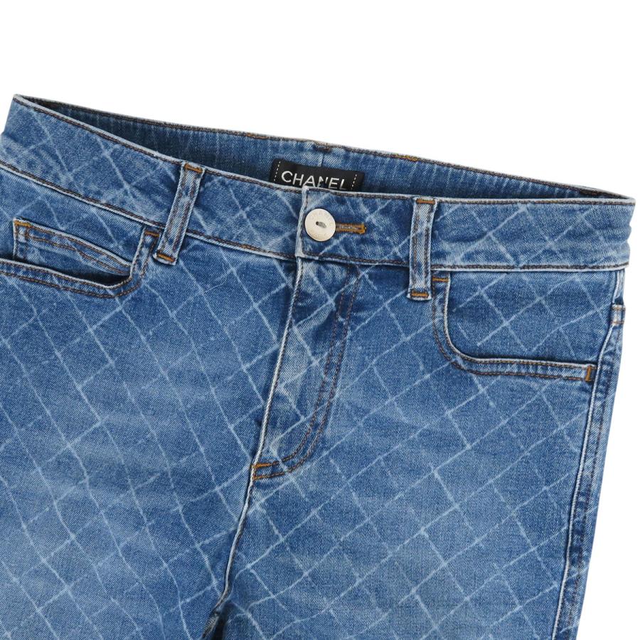 CHANEL（シャネル） マトラッセ 裾ジップ デニムパンツ P55686V42287