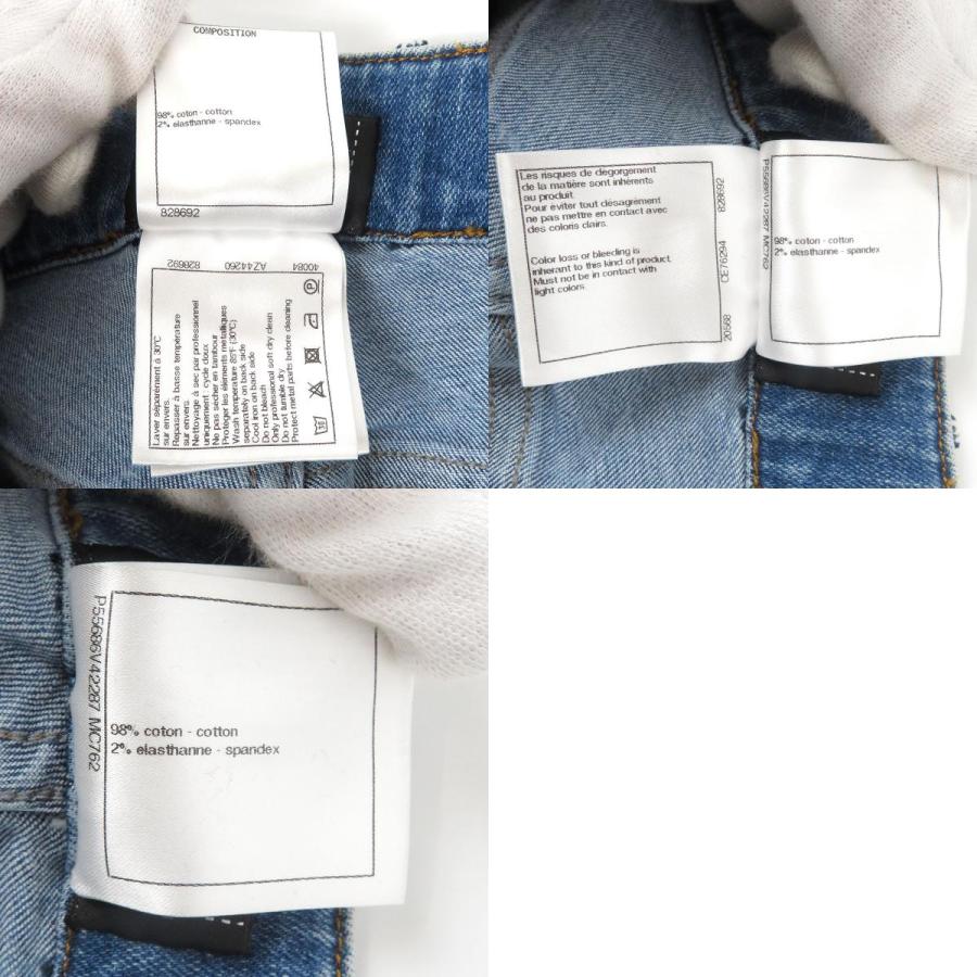 CHANEL（シャネル） マトラッセ 裾ジップ デニムパンツ P55686V42287