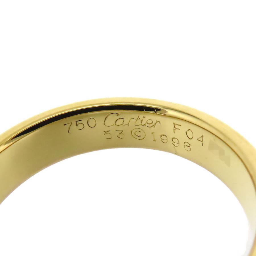 Cartier（カルティエ） スリーゴールド ウェディング バンドリング #53