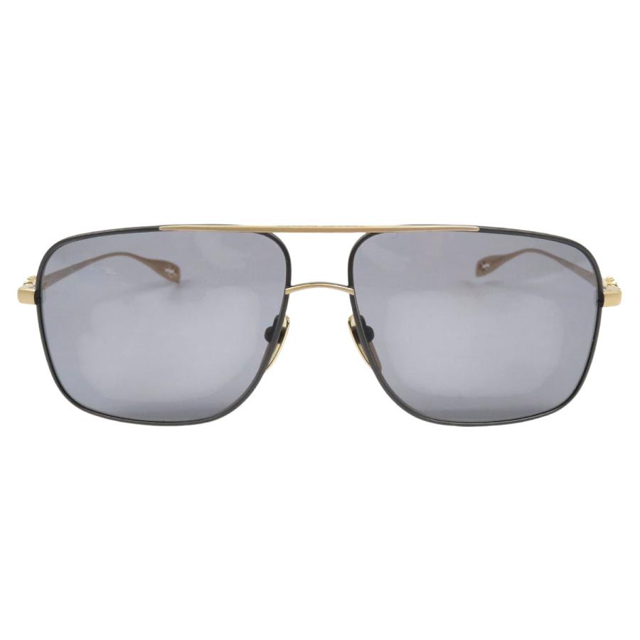 クロムハーツ STAINS VII ダガー テンプル サングラス ユニセックス ブラック ゴールド CHROME HEARTS [美品] 中古 【アパレル・小物】_1