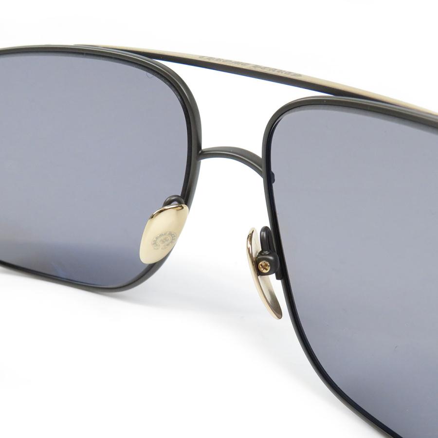 クロムハーツ STAINS VII ダガー テンプル サングラス ユニセックス ブラック ゴールド CHROME HEARTS [美品] 中古 【アパレル・小物】_5