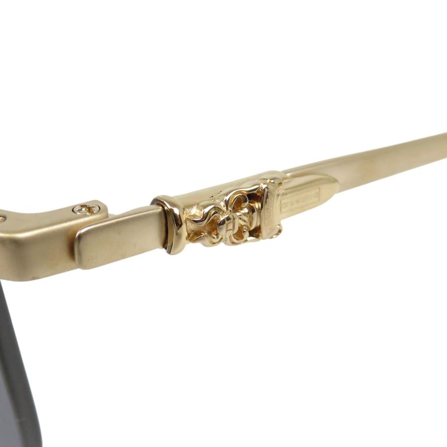 クロムハーツ STAINS VII ダガー テンプル サングラス ユニセックス ブラック ゴールド CHROME HEARTS [美品] 中古 【アパレル・小物】_6