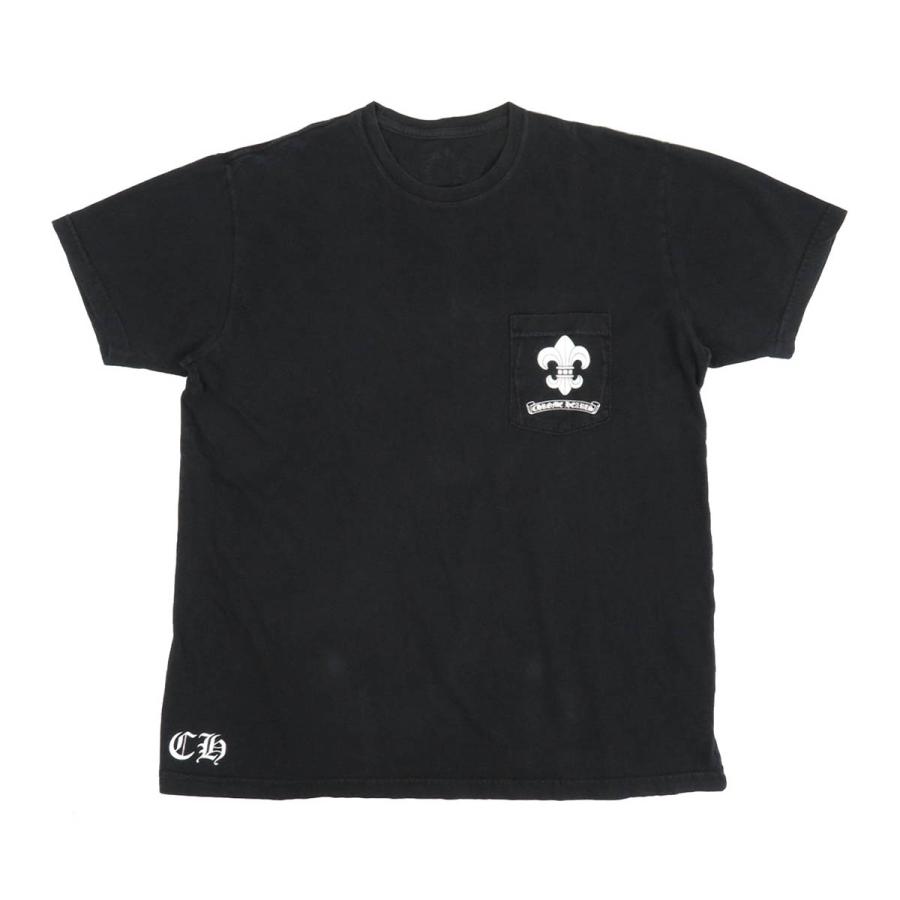 CHROME HEARTS クロムハーツ BSフレアプリント半袖カットソー 半袖Tシャツ ブラック クロムハーツ BSフレア プリント Tシャツ メンズ ブラック CHROME