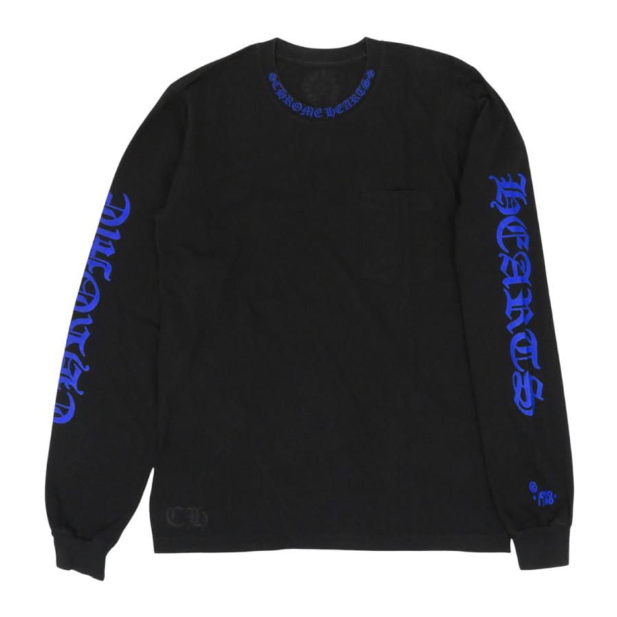クロムハーツ ネック ロゴ アーム プリント ロングスリーブ Tシャツ 