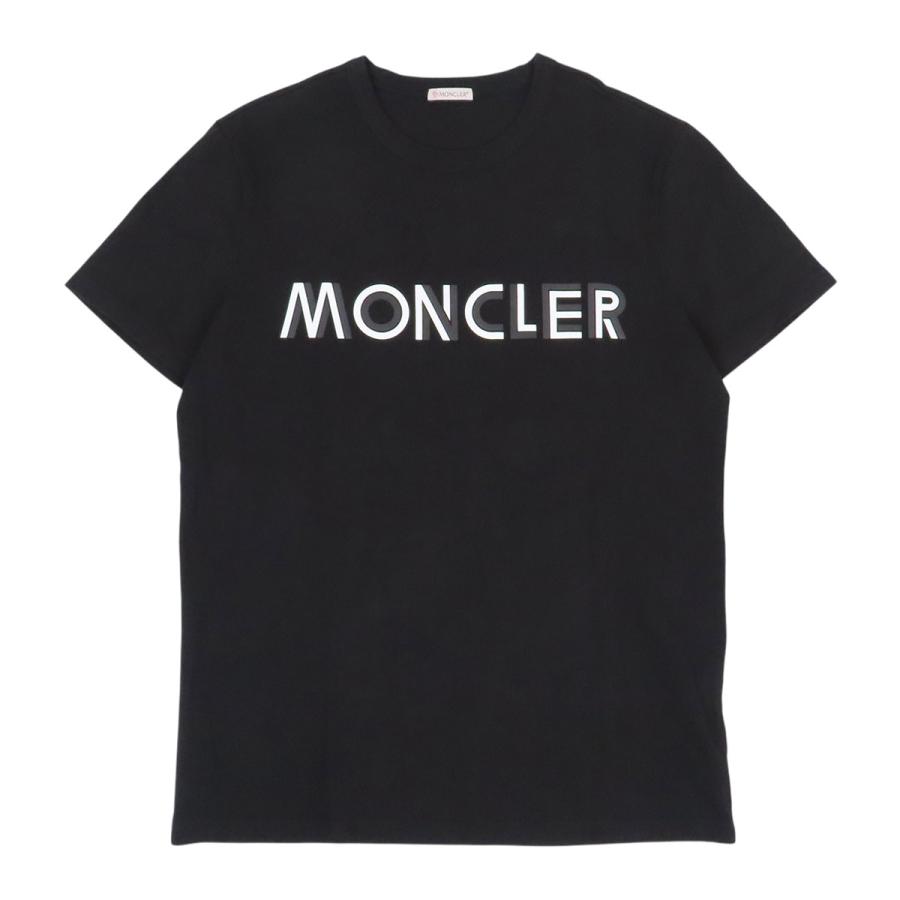 モンクレール MONCLER マグリア 0918C710108390T 日本未入荷カラー アパレル プリント 半袖Ｔシャツ コットン ライトブルー 未使用 MONCLER（モンクレール） MAGLIA マグリア Tシャツ 8C759 10 8390T