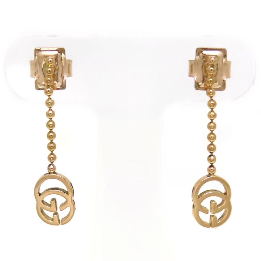 GUCCI（グッチ） GGランニング チェーン ピアス Au750 (K18PG
