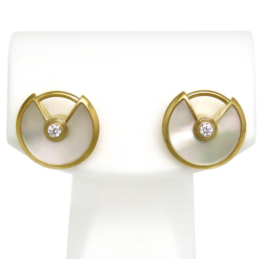 ⭐美品 C a r t i e r カルティエ ピアス Cartier（カルティエ） アミュレット ピアス Au750 (K18YG) レディース