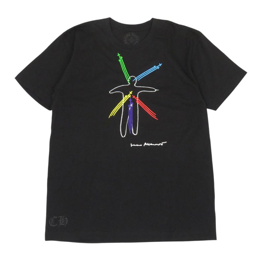 クロムハーツ アブラモヴィッチ コラボ Tシャツ メンズ ブラック