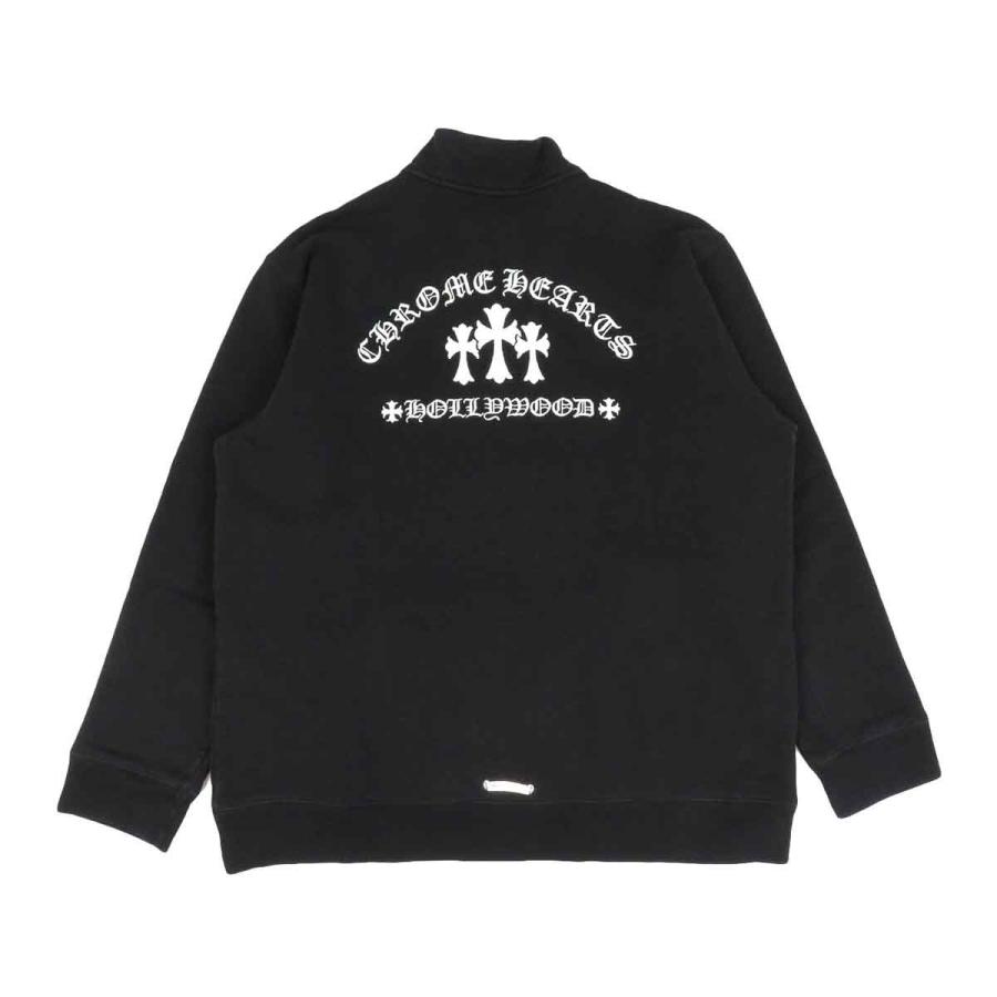 CHROME HEARTS 長袖 トレーナー クロムハーツ U SAILIN ON 1 2 ZP ハーフジップ スウェット トレーナー