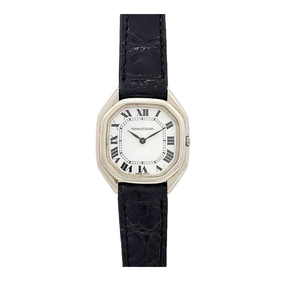 【OH済】 ジャガールクルト 【JAEGER-LECOULTRE】 ヴィンテージ オクタゴン ウォッチ 4479.42 レディース ブラック ステンレススティール 腕時計 時計 VINTAGE OCTAGON WATCH BLACK SS JL【中古】 Jaeger-LeCoultre - 【OH済】 ジャガールクルト 【JAEGER-LECOULTRE