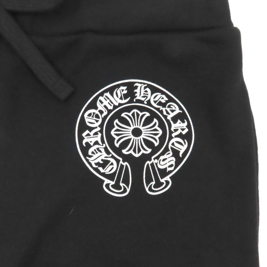 クロムハーツ ホースシュー ロゴ スウェット パンツ メンズ ブラック CHROME HEARTS 中古 【アパレル・小物】_4