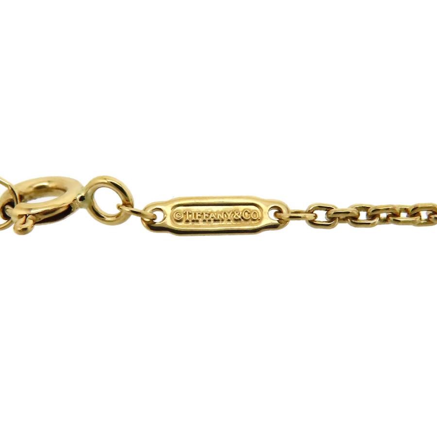 ティファニー ハードウェア スモール ダブル リンク ネックレス Au750 (K18YG) レディース TIFFANY&Co. [美品] 中古 【ジュエリー】_4