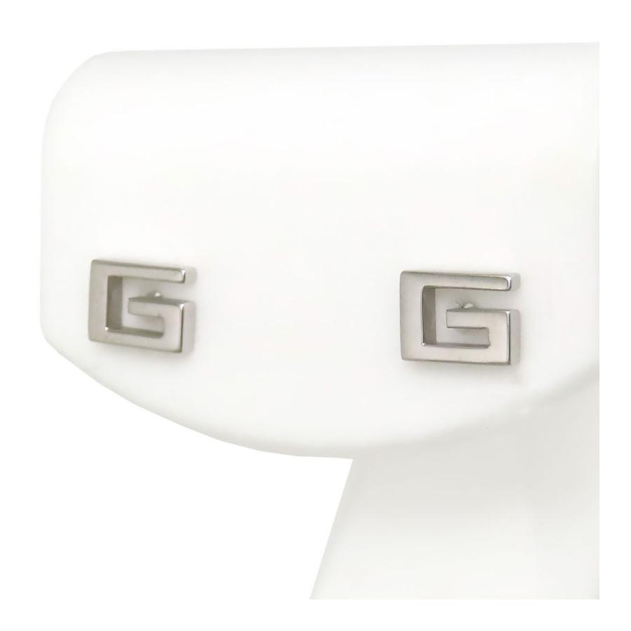 美品　GUCCI グッチ　ピアス　K18WG 750WG 18金ホワイトゴールド GUCCI（グッチ） Gロゴ ピアス 750 (K18WG) ユニセックス [美品] 中古