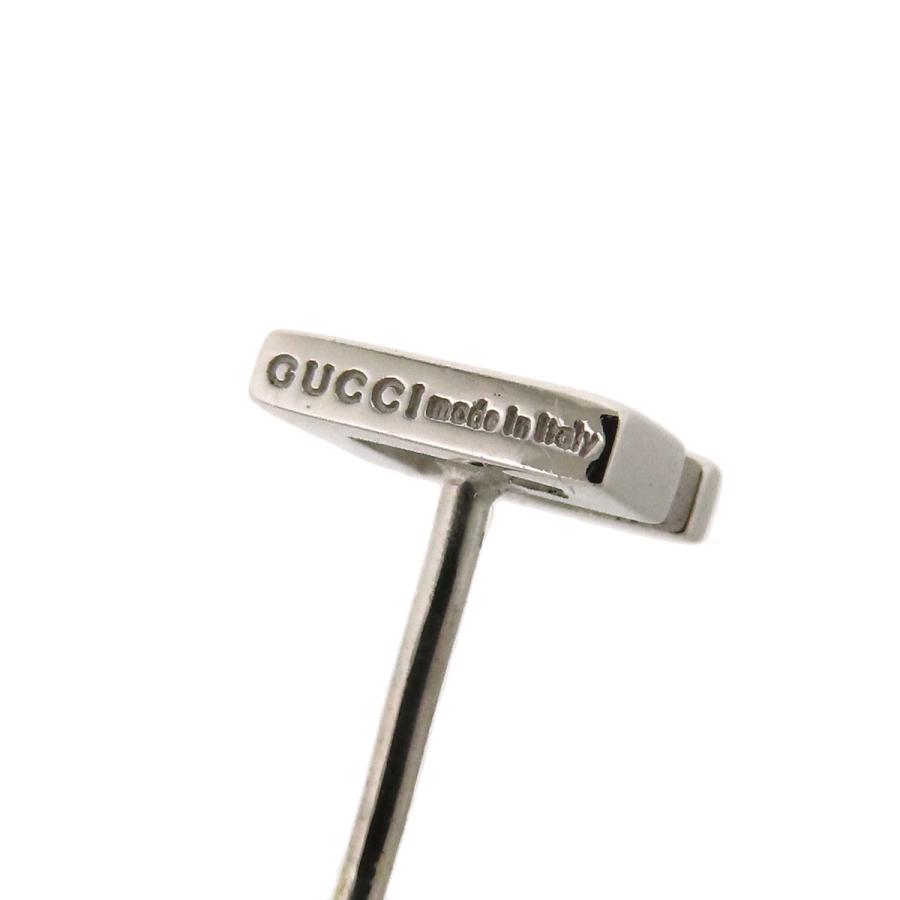 GUCCI（グッチ） Gロゴ ピアス 750 (K18WG) ユニセックス [美品] 中古