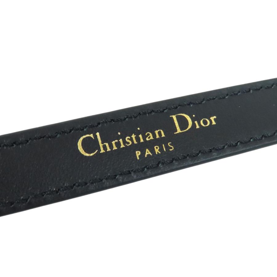 ディオール ロゴ バックル ベルト 75 レザー GP ユニセックス Dior [美