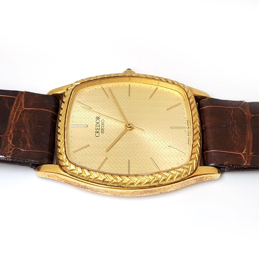 SEIKO（セイコー） クレドール 5931-5100 クオーツ イエローゴールド