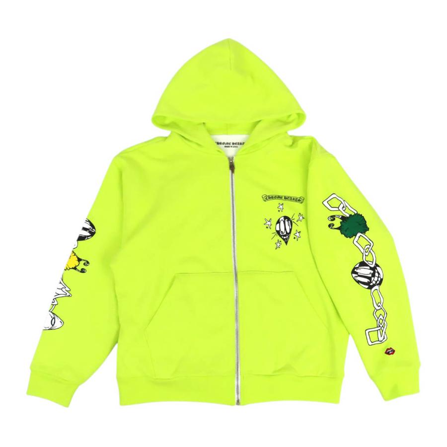 Chrome Hearts × Matty Boy / Caution Hoodie Yellowクロムハーツ新作