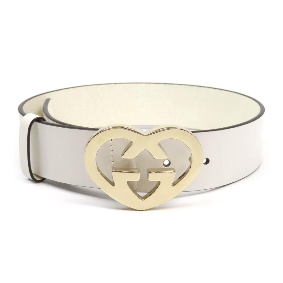【中古】GUCCI | グッチ インターロッキングG ハート マイクロGG ベルト 245856 レッド【尾張小牧店】 GUCCI - 【中古】GUCCI | グッチ インターロッキングG ハート マイクロ