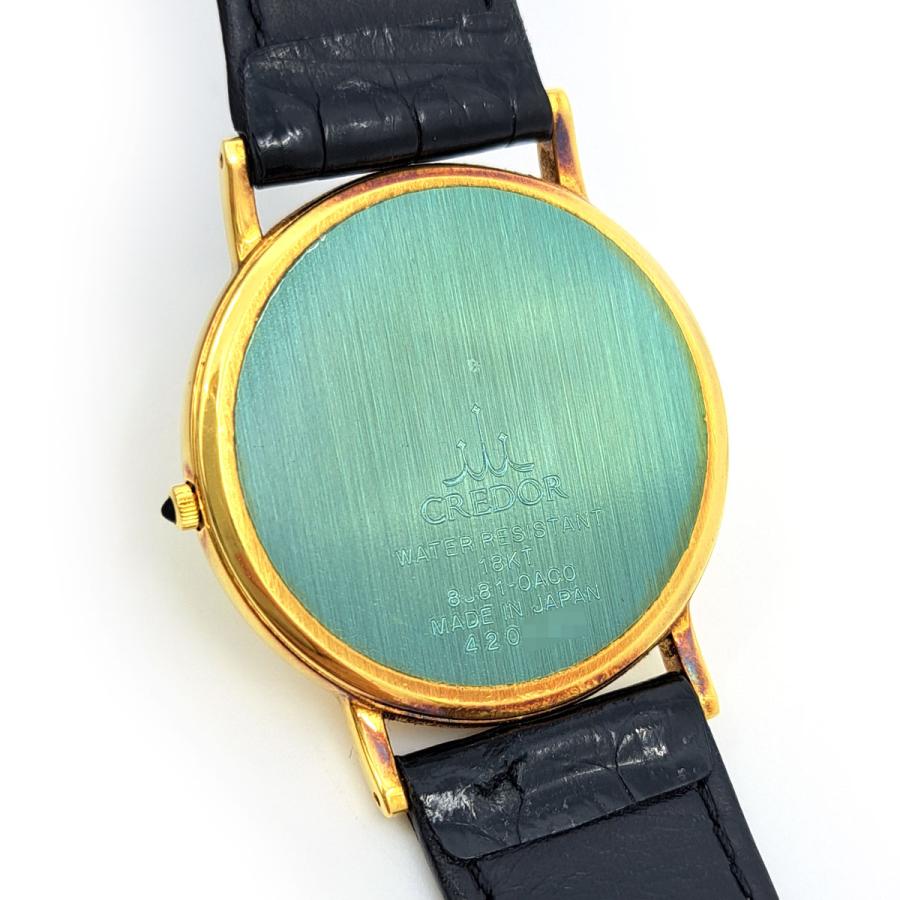 SEIKO（セイコー） クレドール シグノ 8J81-0A00 クオーツ イエロー