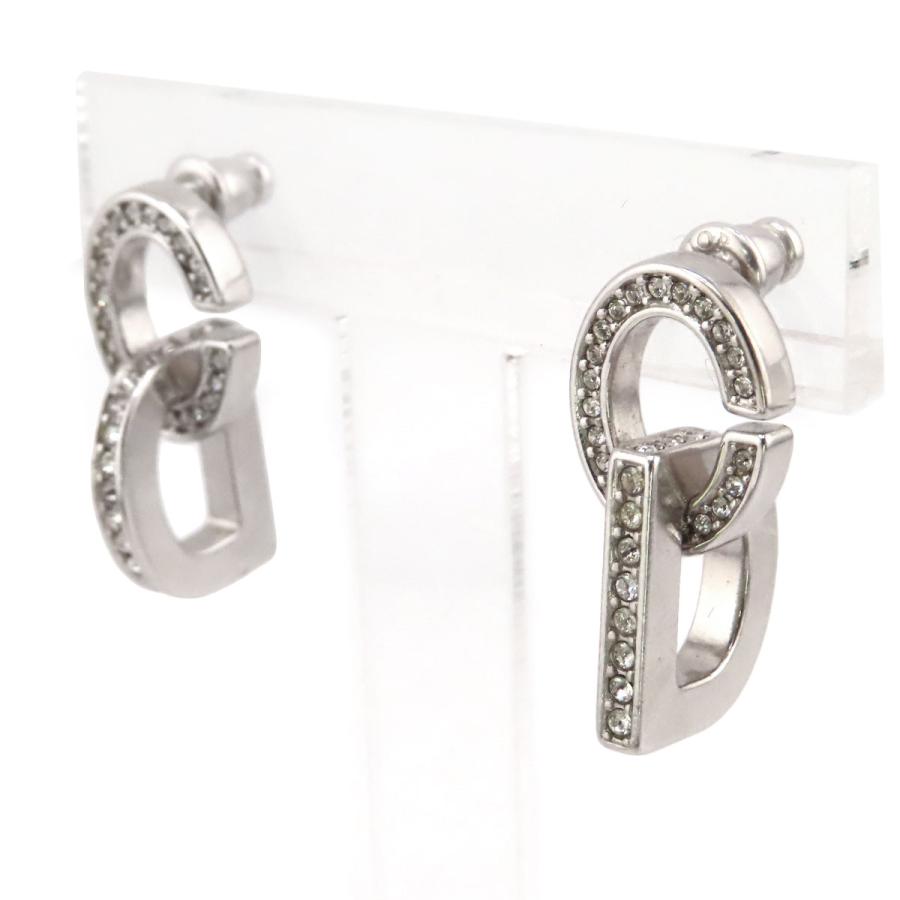 Dior CD LOCK ピアス ディオール CD LOCK ピアス メタル ラインストーン ユニセックス Dior
