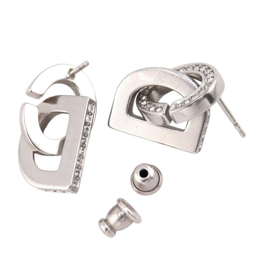 Dior CD LOCK ピアス ディオール CD LOCK ピアス メタル ラインストーン ユニセックス Dior